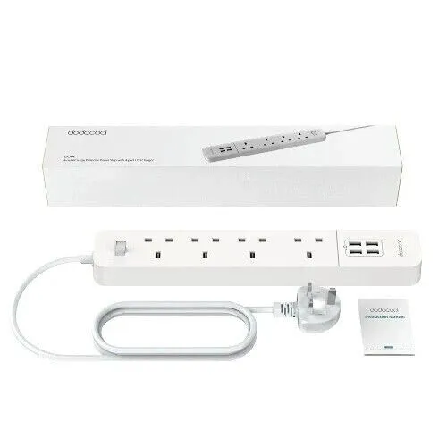 4 Port Extra Heavy Duty Multi-plug / 6000W Extension Board